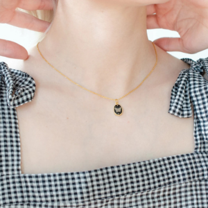 The Galactic Identity Necklace: Personalized Birthstone & Celestial Charm